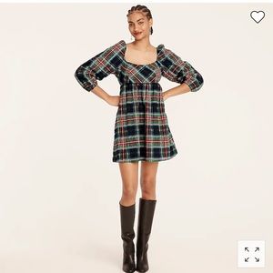 Jcrew plaid dress & top